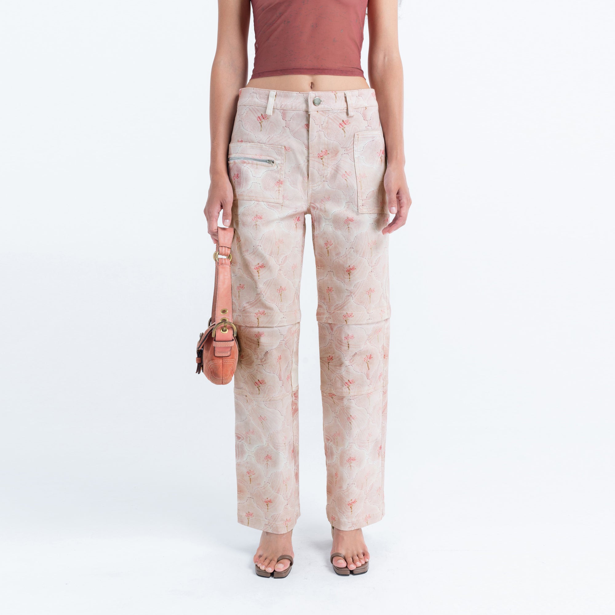 Duo Zip Pant in Mattress