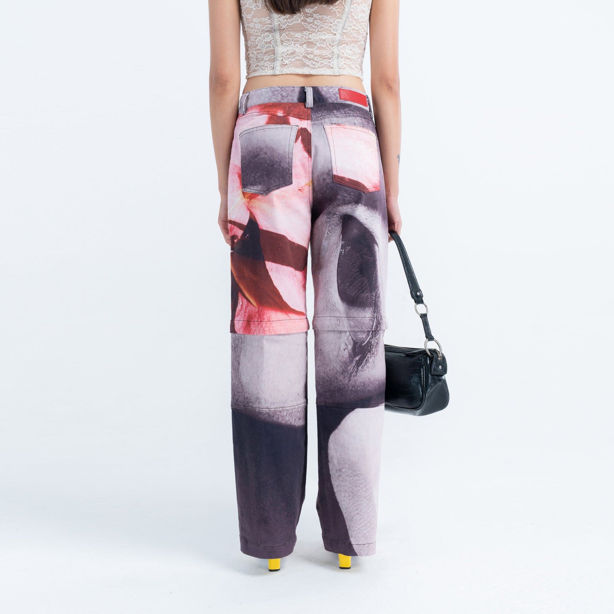 Duo Zip Pant in Mix Print
