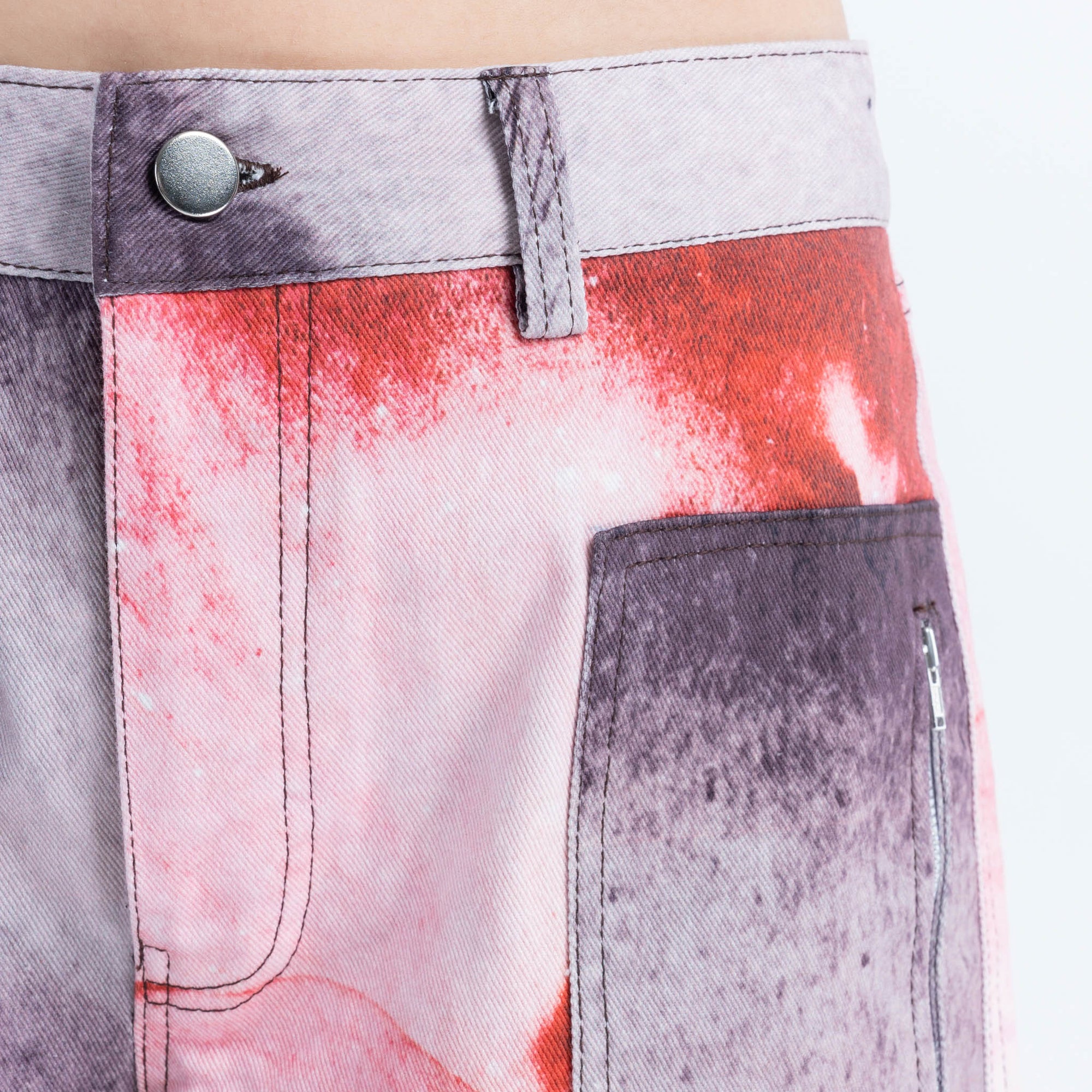 Duo Zip Pant in Mix Print