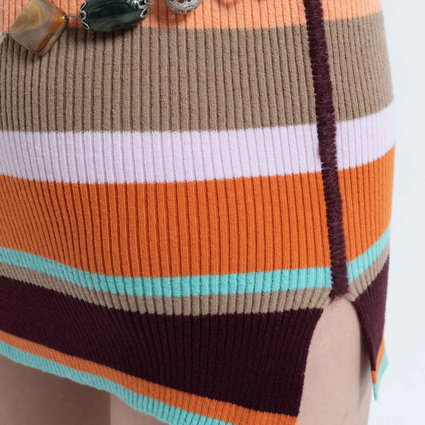 Stripe Mini Skirt in Multi