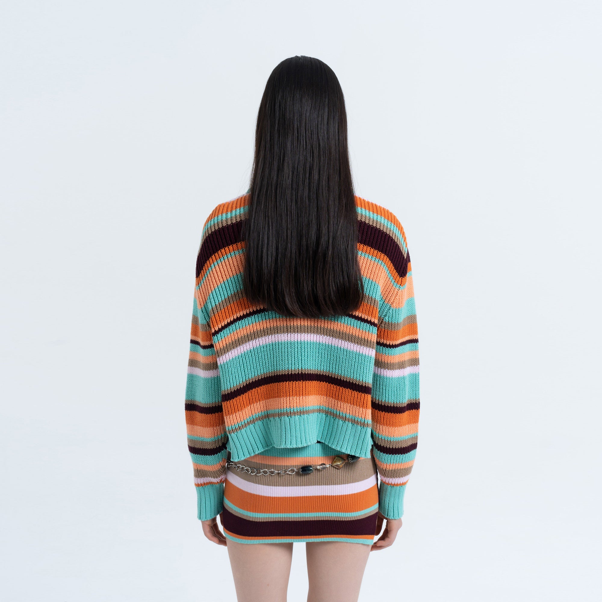 Stripe Standard Sweater in Multi