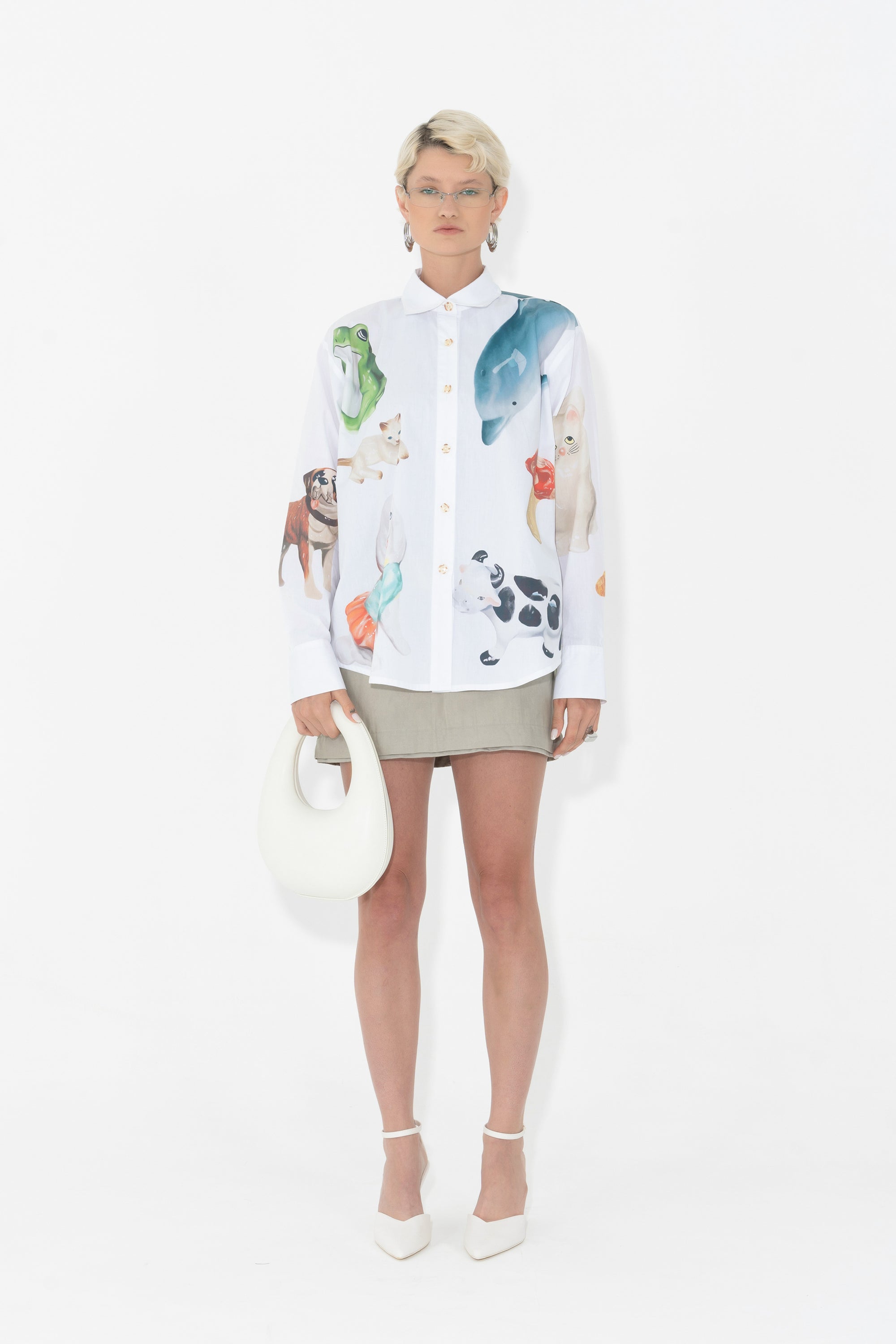 Arthur Apparel Oversized Printed Shirt