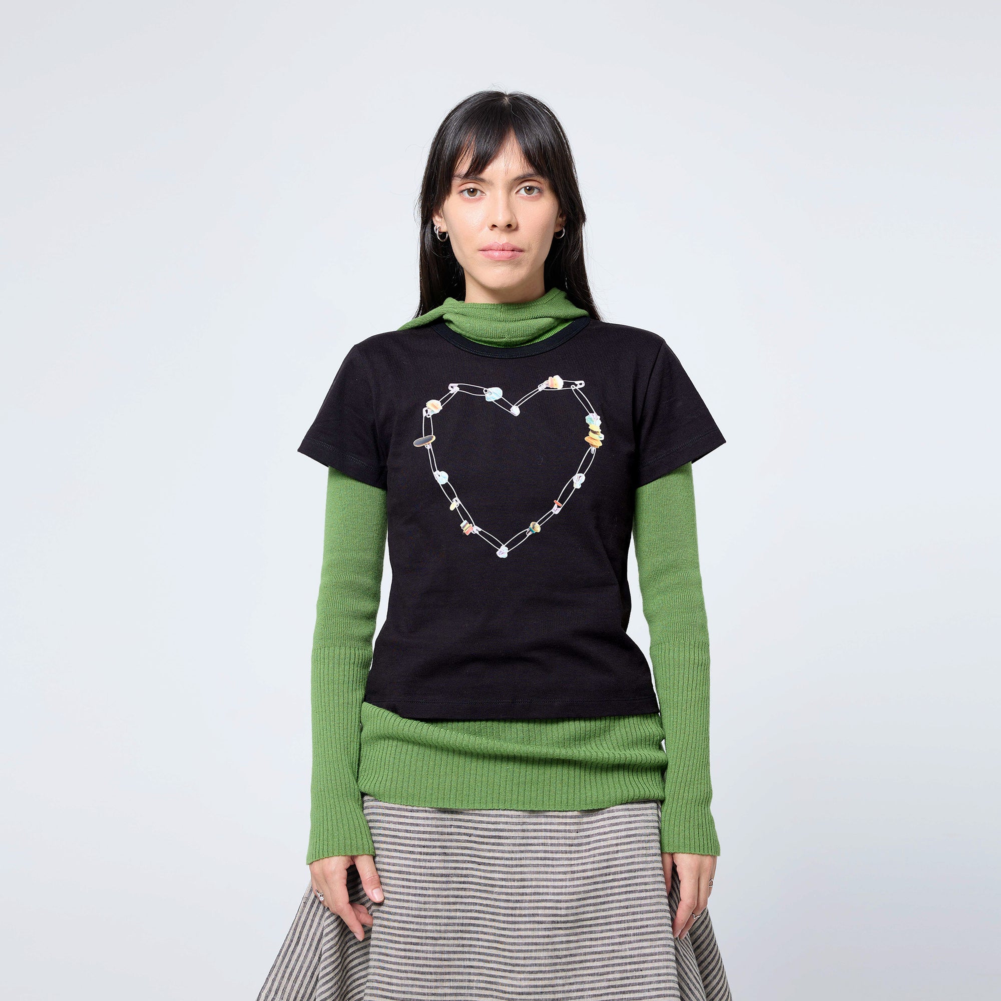 Standard T-shirt in Black Heart